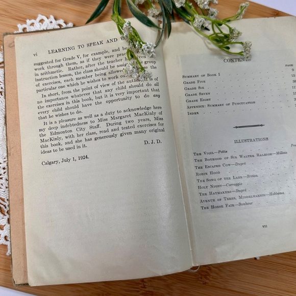 🌿 Vintage 1924 Schoolbook – Learning to Speak and Write, Book II - Picture 14 of 16